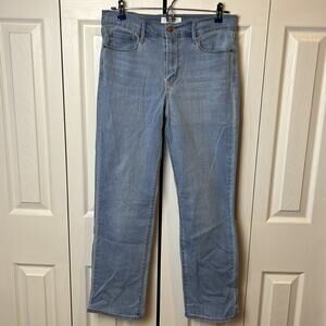 Denizen from Levi's Jeans High Rise Straight Denim Light Blue 27